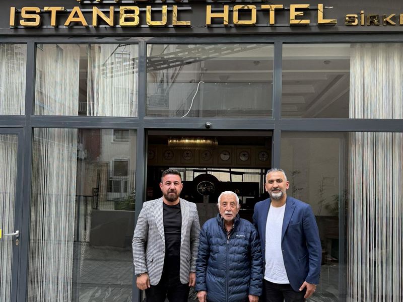 İstanbul'daki buluşmamızdan bir kare