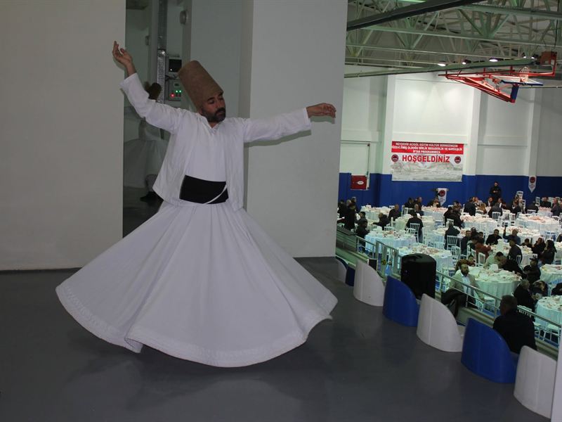 Acıgöl iftar programımızda semazen gösterisi