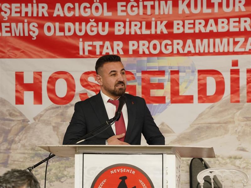 İftar programımızda açılış konuşması