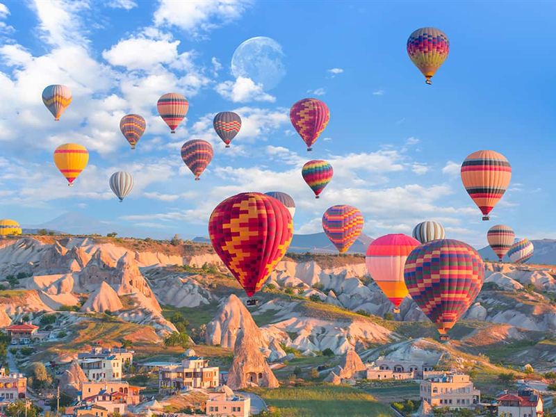 Kapadokya'da balonlar
